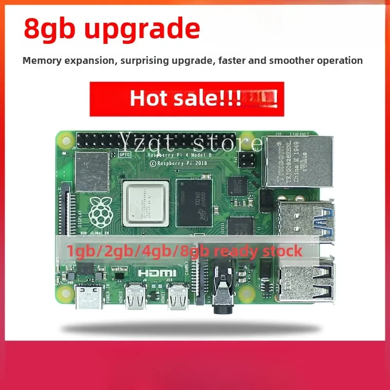 Фото Плата для разработки Woli RaspberryPi4 4B 8GB 2GB, стартовый комплект для программирования ИИ на Python №1