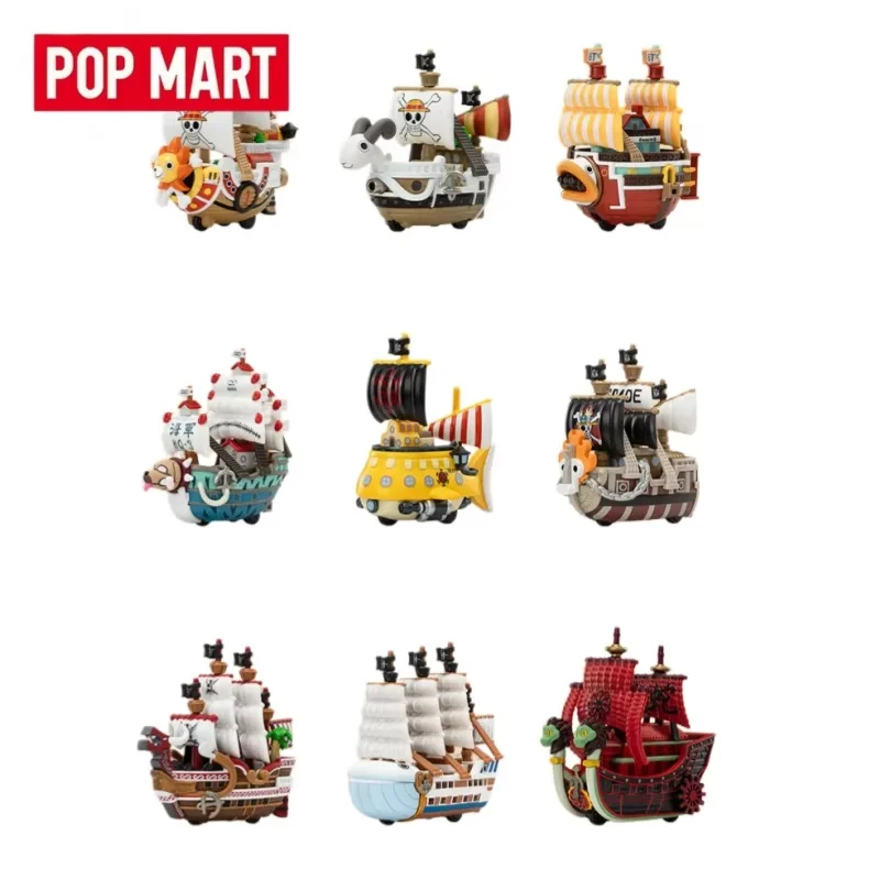 Новая коллекционная фигурка Pop Mart One Piece The Grand Land Blind Box (1 случайный экземпляр) — Транспортные средства Луффи, Санни, Мерри. Подарок для фанатов. (art.: 3920d99e3ebc8) - 3920d99e3ebc8