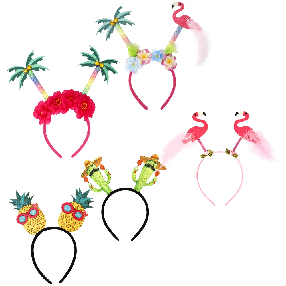 

Hawaiian Headband Pineapple Headbands Cosplay Party Hair Hoops Style Decoration Costume