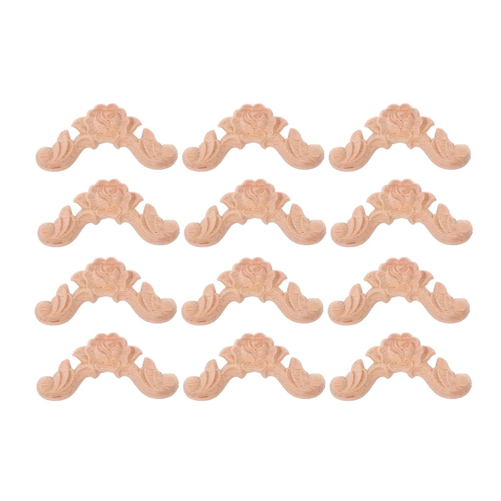 

Woodappliques Decorative Furniture Onlays Unpainted Applique Cabinets Carved Chic Kitchen Decor Corner Protector Vanity Bathroom