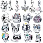 Аксессуары для браслетов DIY, аксессуары для самостоятельной сборки в виде милой кошки на удачу, бусины в виде животных, дракона, маленького монстра, ювелирные изделия