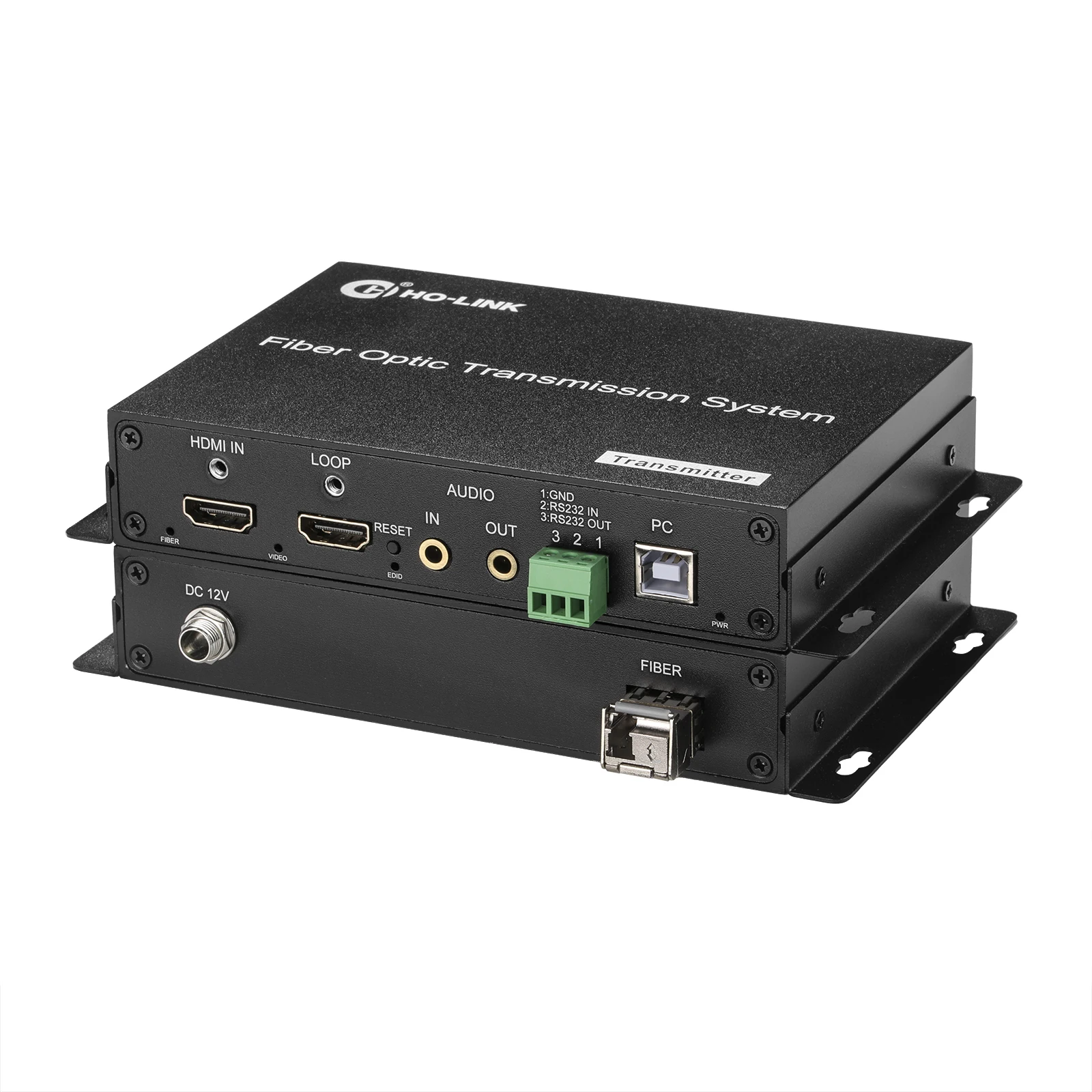 20 км 4K при 60 Гц HDMI оптический видеоудлинитель LC оптоволоконный преобразователь в