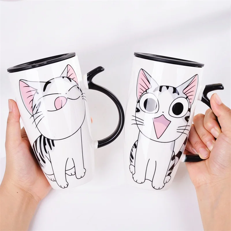 

Drinkware Cat Mug Ceramics & Pottery Gifts Coffee Cups japanese Style Originality Cute Cup 1PCS Ceramics Tazas