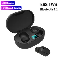 new e6s tws wireless bluetooth headset with microphone motion noise cancelling stereo earbuds for huawei xiaomi samsung iphone