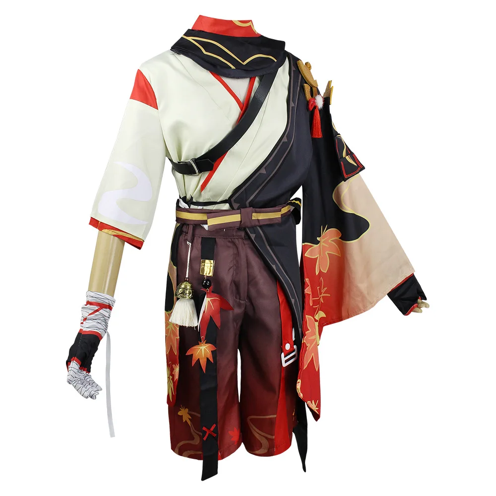 Anime Genshin Impact Kaedehara Kazuha Cosplay Halloween Party Clothes Costume