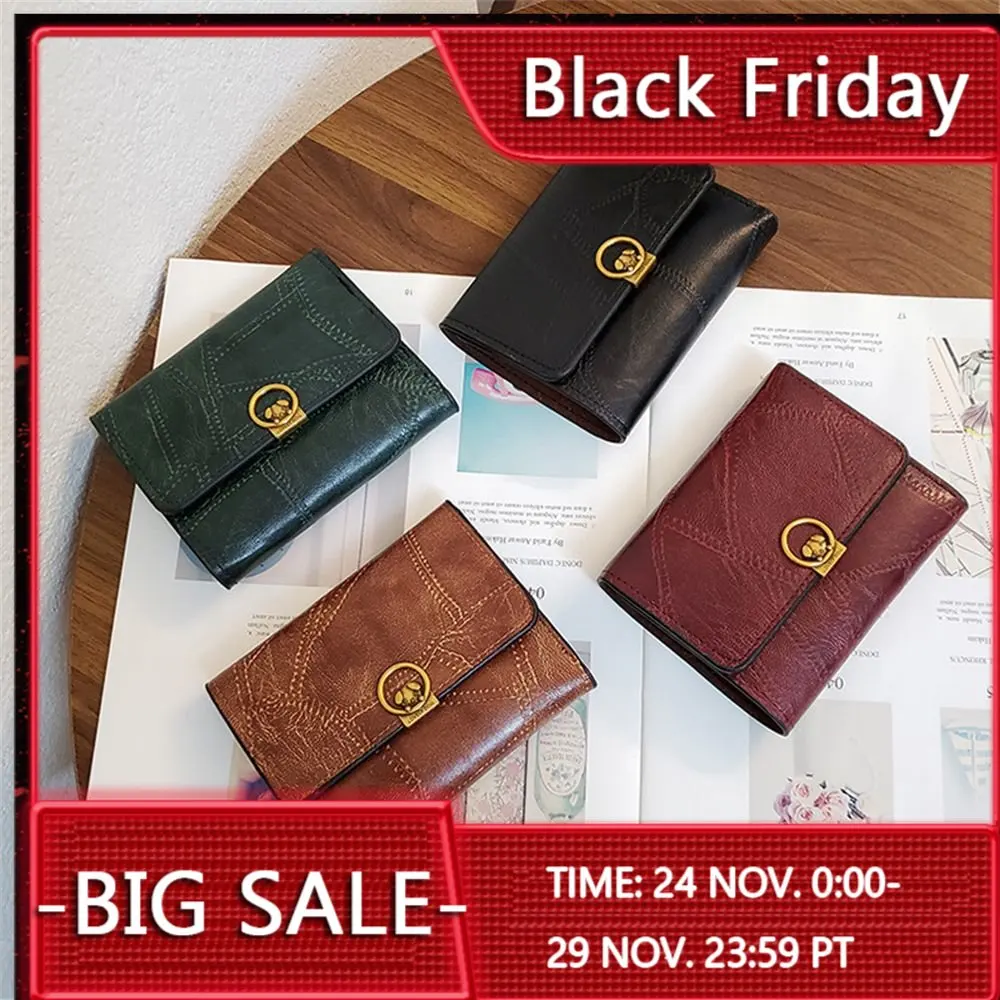 

Новинка 2023, модные женские простые маленькие кошельки на молнии, качественный Женский кошелек из искусственной кожи, кошелек с держателем д...