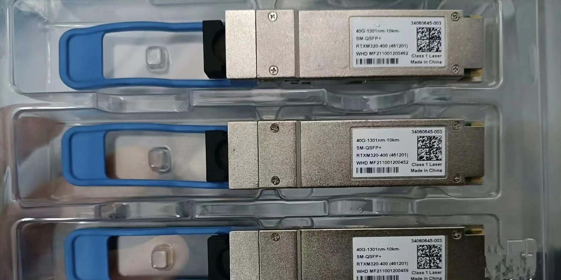 HUA-W SM-QSFP + 40G 1310NM 10KM 34060645-001 34060645-003 461201 LC интерфейс 40GB QSFP оптический трансивер