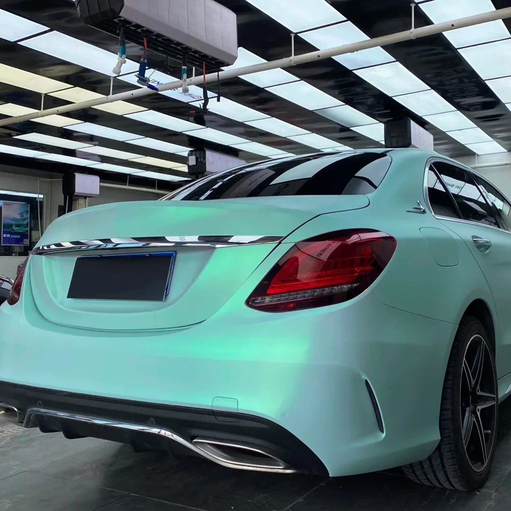 

Matt Green Blue Car Wrapping Film Car Sticker Vinyl Film PVC Sticker PET Bubble Free Wrapping Car Accessories Auto Decals