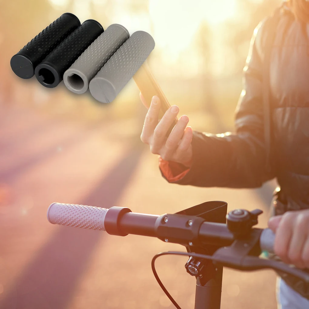 

2X Electric Scooter Grips Replacing Rubber Anti-skid Cover Outdoor Riding Protector Accessory Replacement for Xiaomi M365 PRO