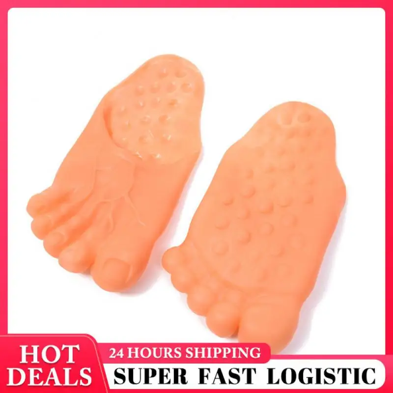 

Halloween Tricky Simulation Big Feet Shoes Barefoot Bare Feet Big Fairy Spoof Hulk Five-fingered Feet Props Funny Toe Slippers