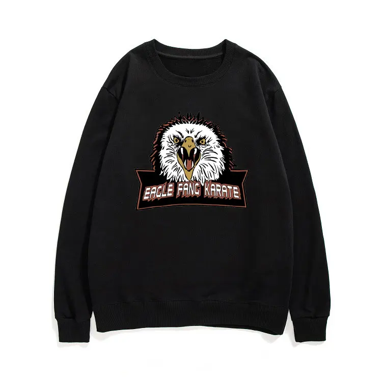 Hte Eagle Fang Karate New Cobra Kai Dojo Sweatshirt Men Women Fashion Oversized Sweatshirts Sportswear Unisex Novelty Pullover