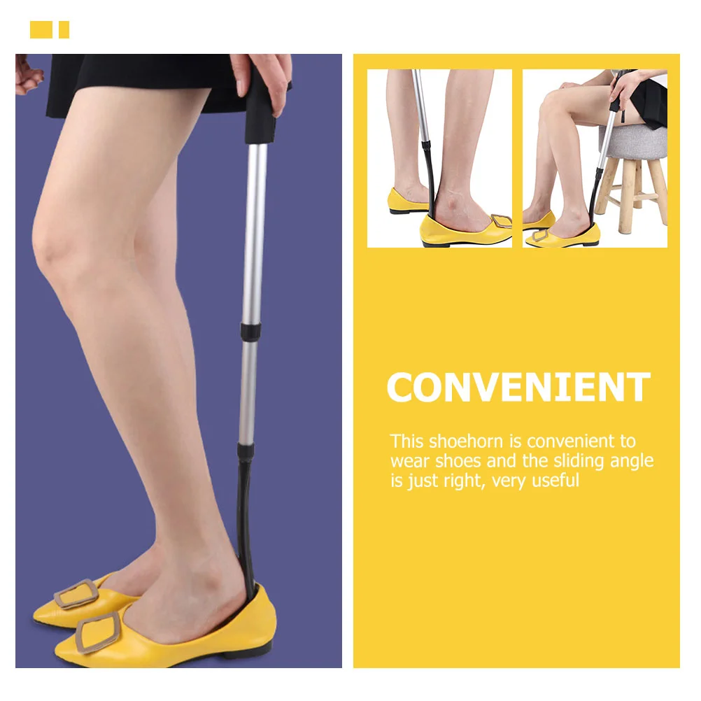 Помощник для обуви Телескопический рожок Дорожные аксессуары Выдвижной