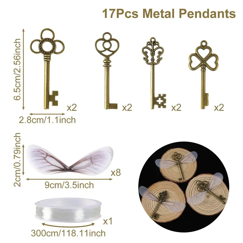 

Античные ключики-скелеты из бронзы QIFU