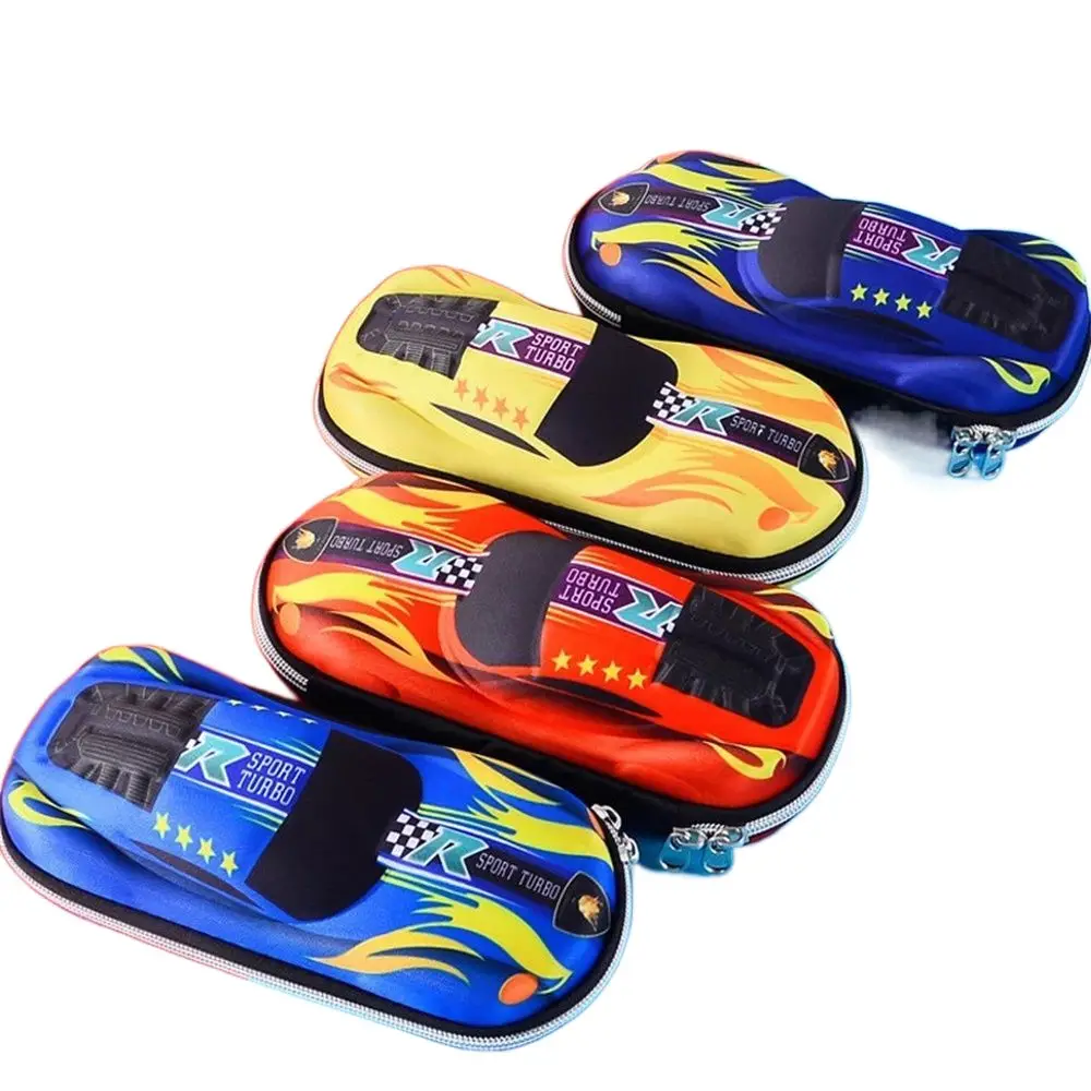 

School Supplies Pen Bag Large Capacity Waterproof for Boys Stationery Box Pen Case Car Pencil Box 3D Pencil Case