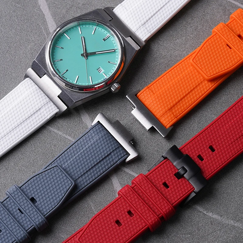 Ремешок силиконовый быстросъемный для Tissot PRX Powermatic 40 мм 12