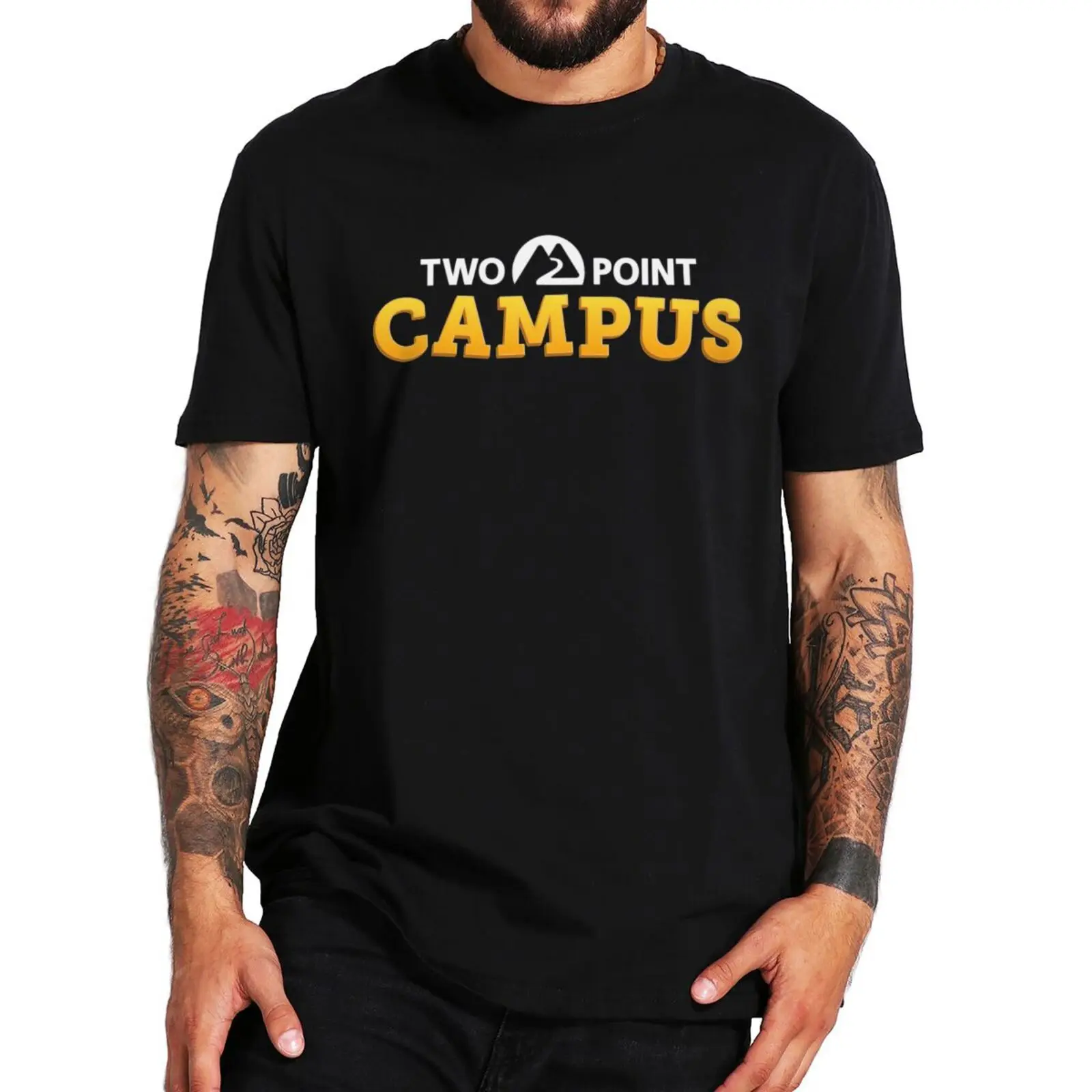 

Two Point Campus T Shirt 2022 Business Simulation Video Game Classic Unisex Tee Tops 100% Cotton Oversized Tshirts