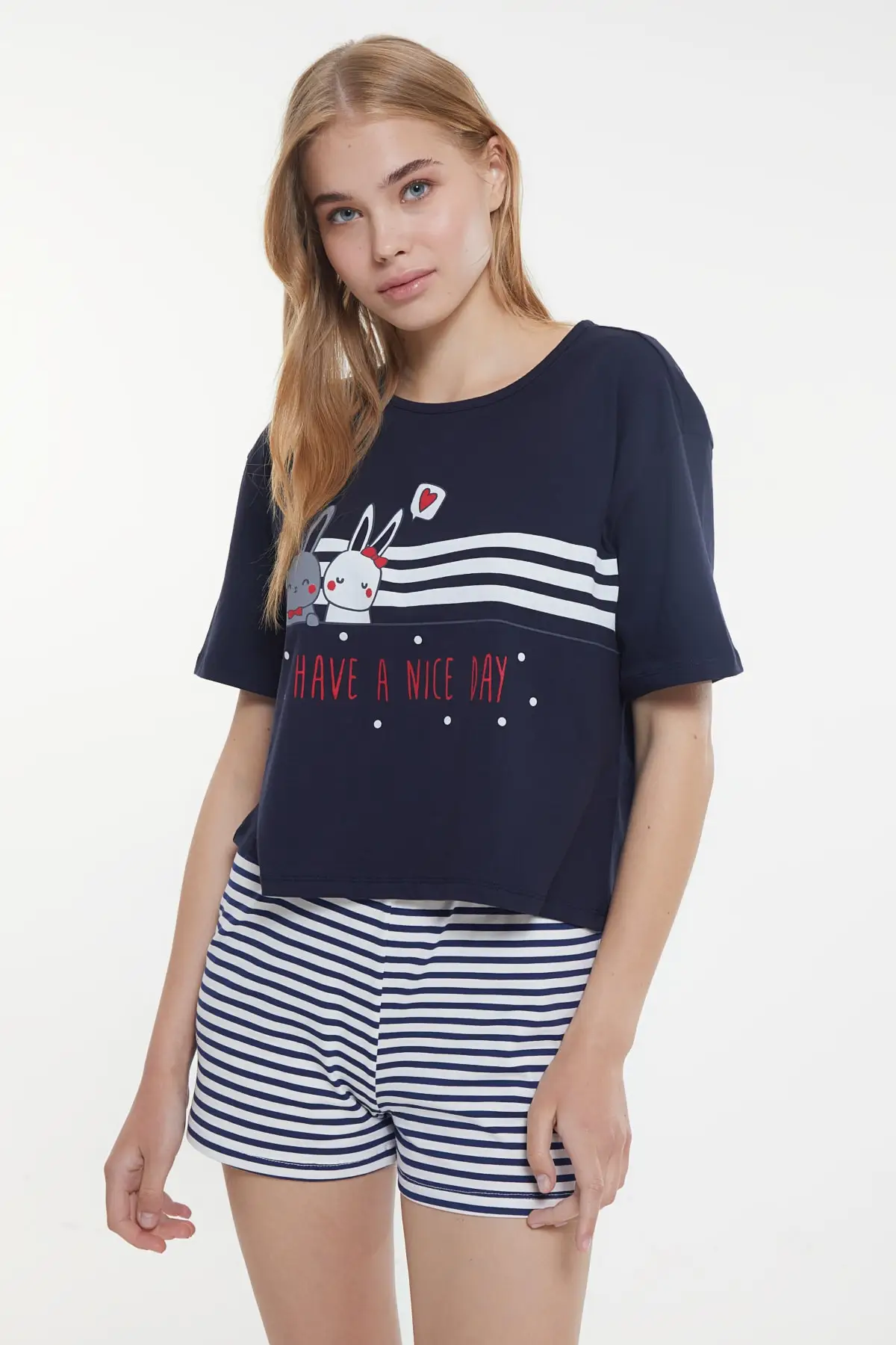 

Trendyol Printed Knitted Pajamas Set THMSS21PT0950