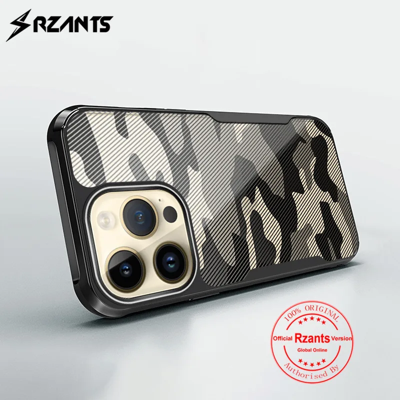 Ультратонкий чехол Rzants для Iphone 14 Pro Max камуфляжная задняя крышка [Beetle Upgrade Design]