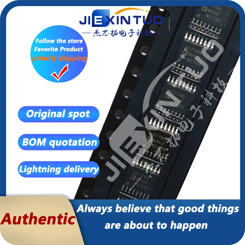 

AD7799BRUZ AD7799 IC ADC 24BIT SIGMA-DELTA 16TSSOP 24 Bit Analog to Digital Converter 3 Input 1 Sigma-Delta 16-TSSOP