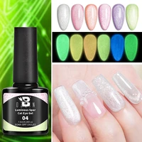 bozlin 7 5ml cat magnetic gel luminous spar cat eye nail polish soak off uv led gel shining glitter nail art varnish manicure