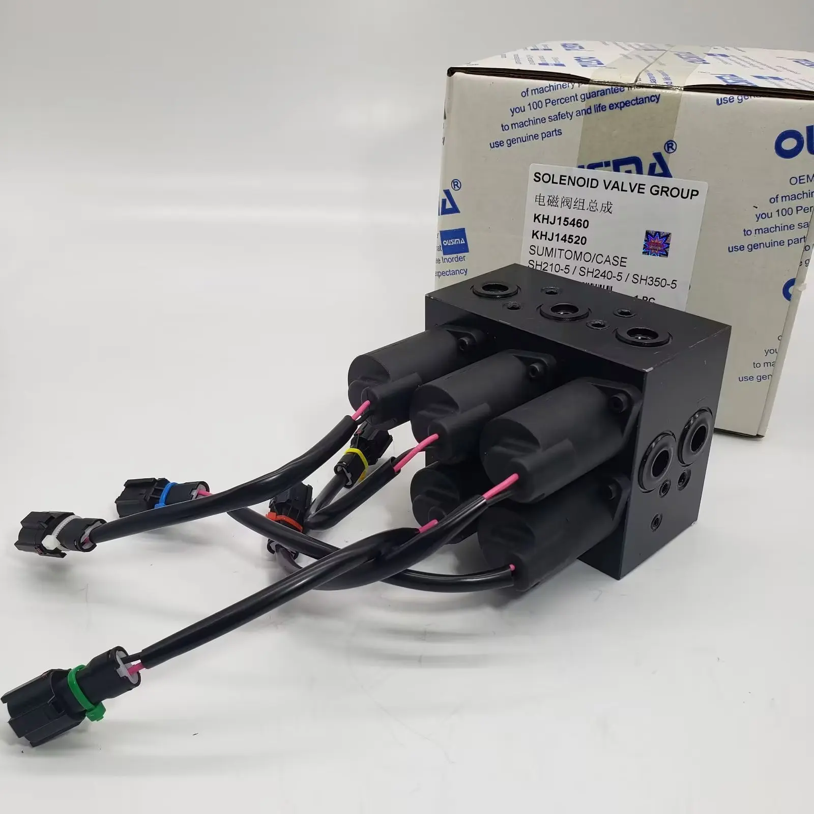 Группа электромагнитных клапанов экскаватора OUSIMA KHJ15460 KHJ14520 для SUMITOMO/CASE SH210-5 SH240-5