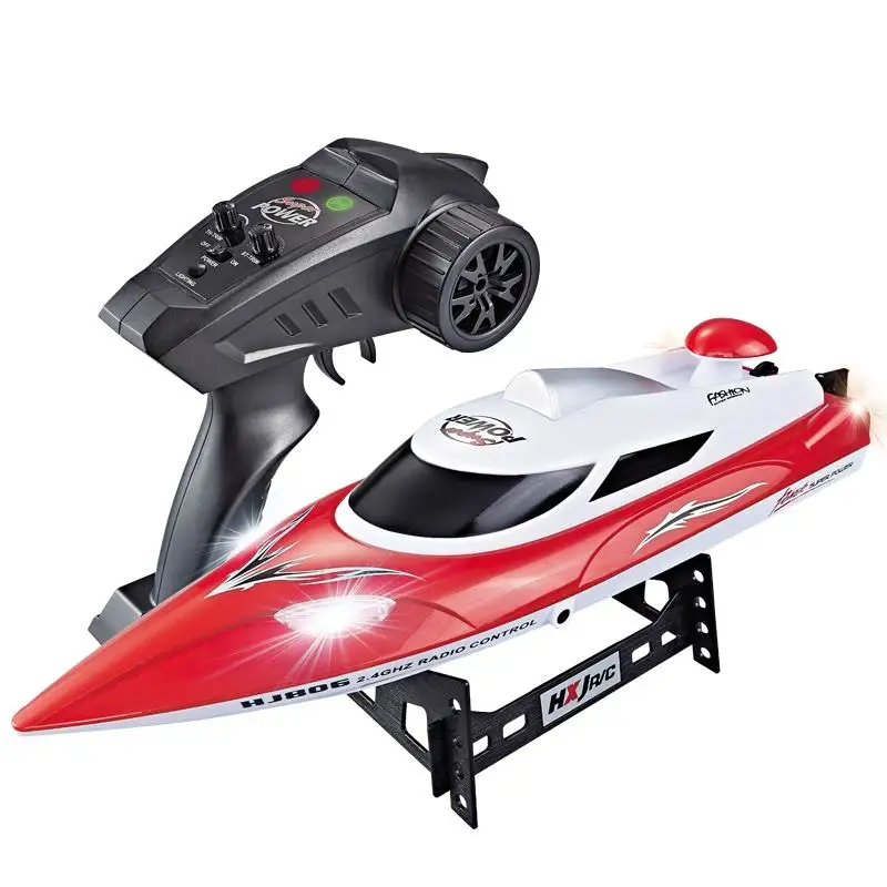 

High Speed RC Racing Boat 35km/h 200m Control Distance Fast Ship With Water Cooling System HJ806 Children Remote Control Boat