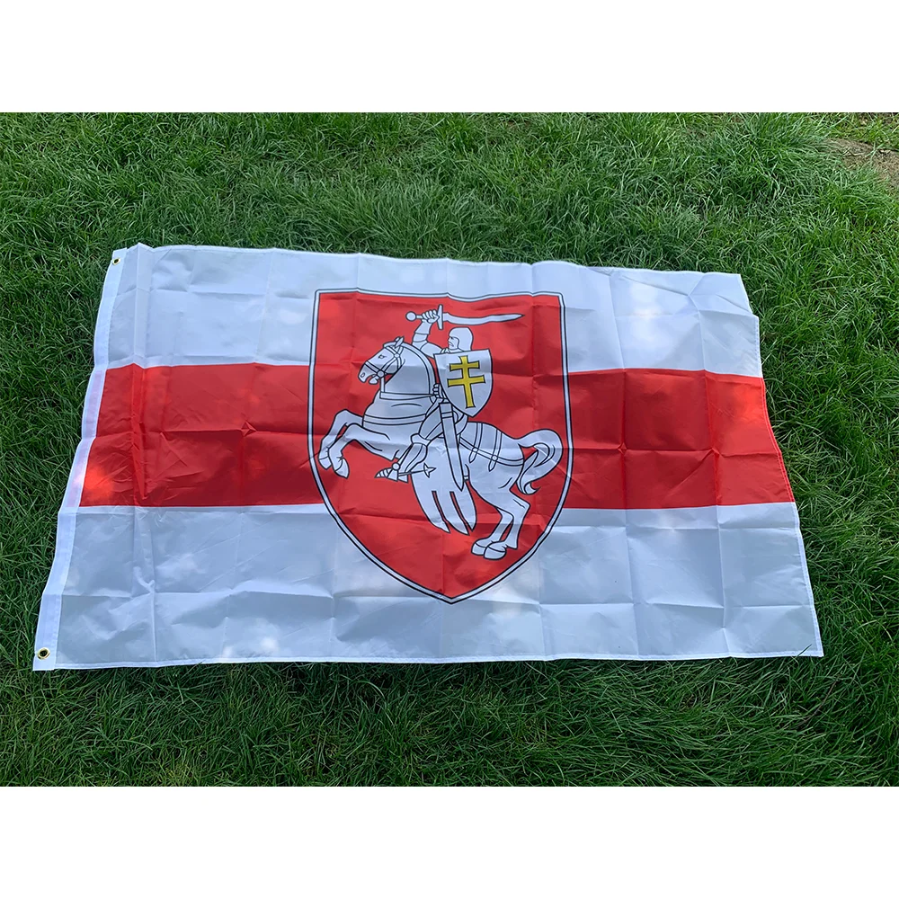 Флаг белорусского белого рыцаря-пароньи 90x150 см подвесной баннер из полиэстера