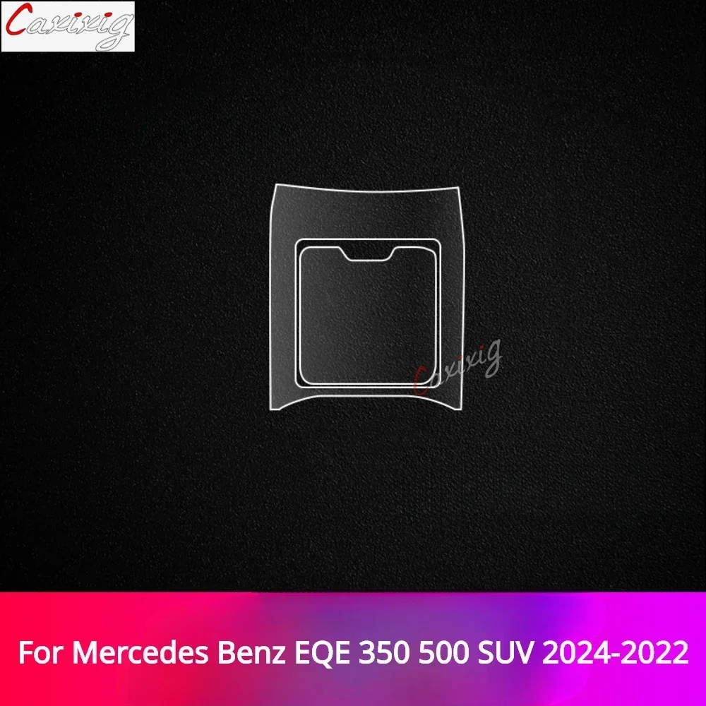 

Для Mercedes Benz EQE 350 500 SUV 2024 2023 2022, аксессуары для салона автомобиля, прозрачная пленка из ТПУ, панель переключения передач, наклейка на центральную консоль