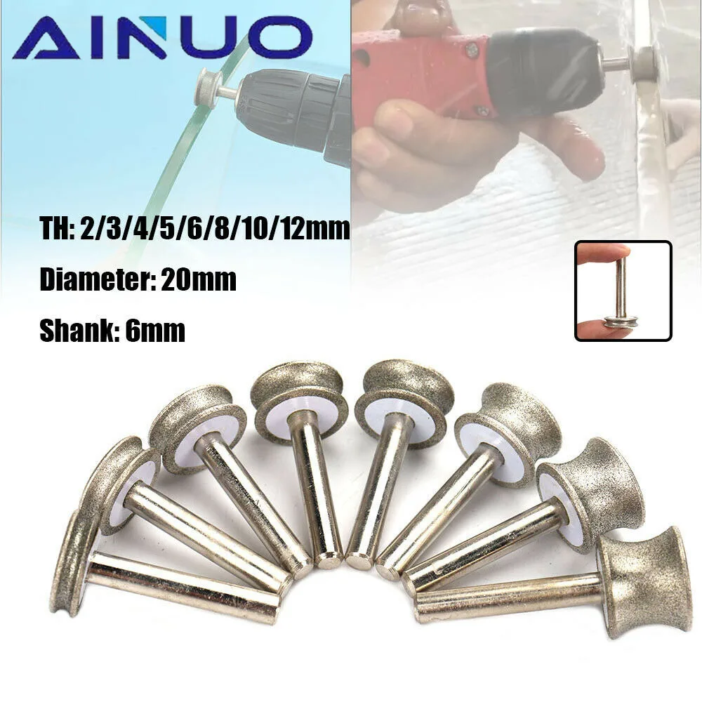 Вогнутое алмазное абразивное колесо Круглый шлифовальный круг из стекла дуговая