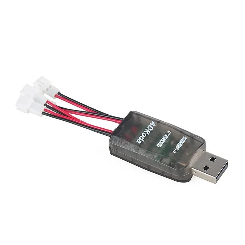 

CX405 4CH Mini USB Battery Charger MCPX MOLEX JST for 1S 3.7V Lipo LiHV 3.8V Battery High Quality for RC Helicopter