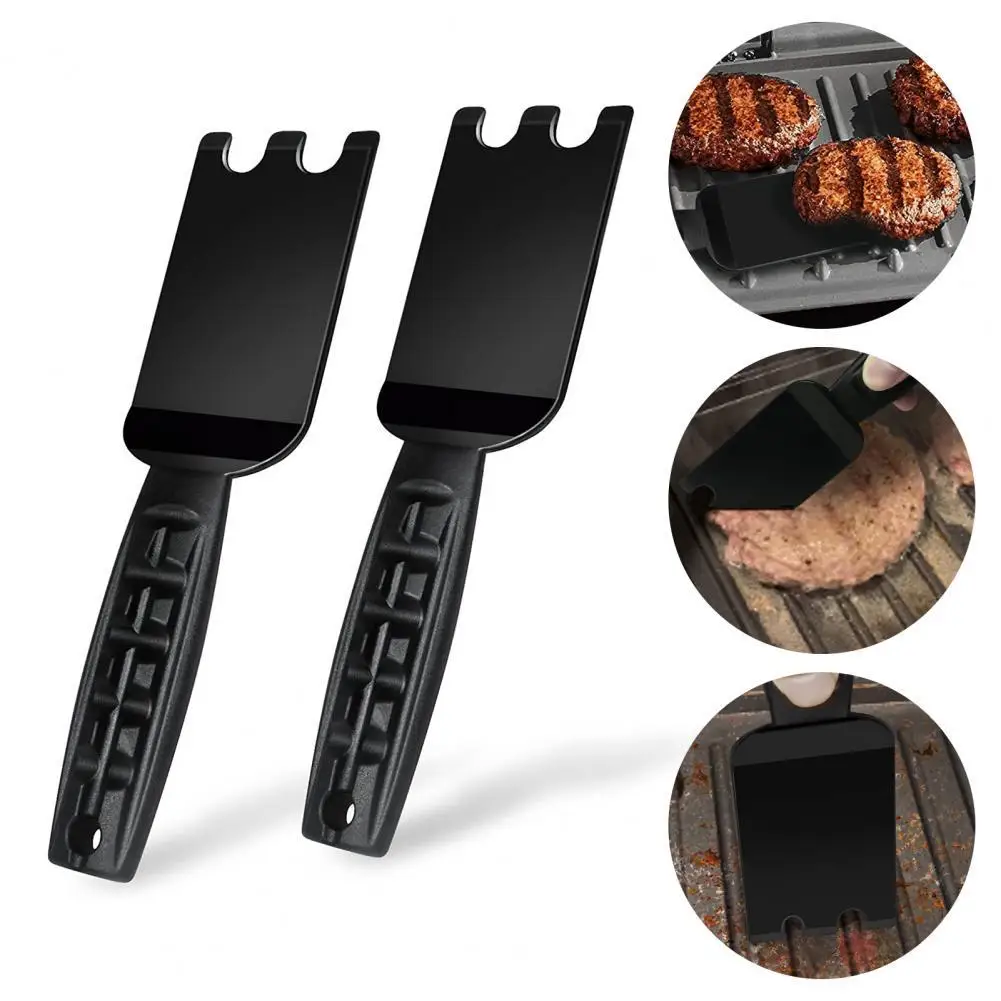

Anti-cracking Grill Scraper Burr Free Plastic Heat Resistant Utility Grill Spatula Camping Accessories