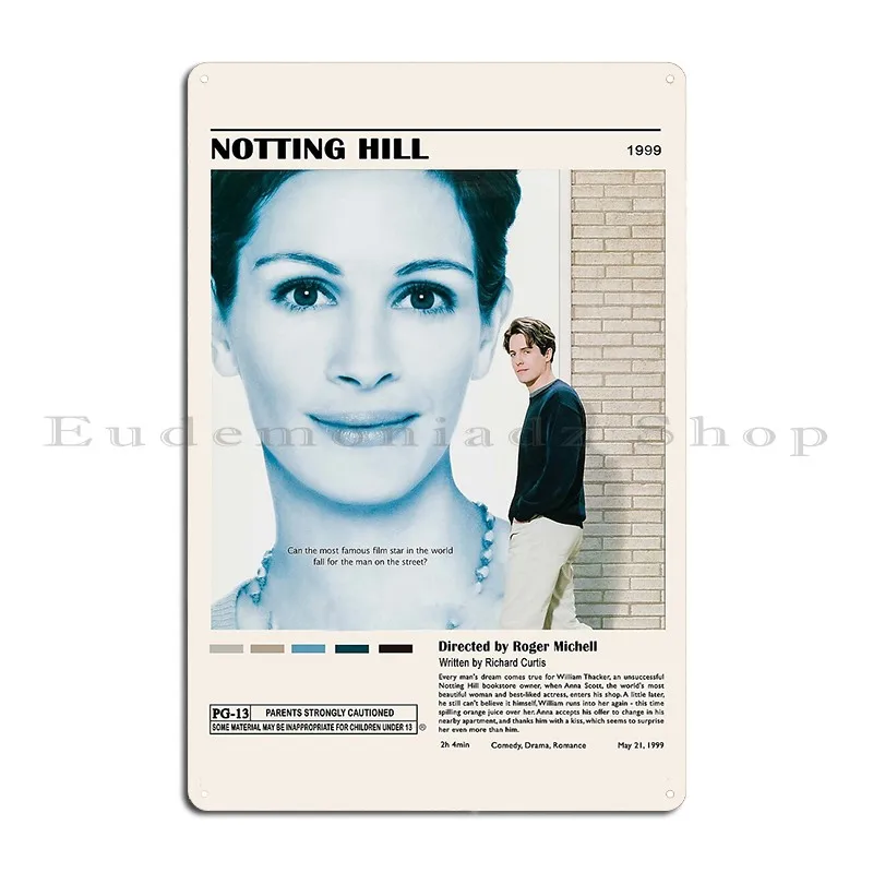 Романтическая комедия кинопостер металлический плакат с табличкой для гаража
