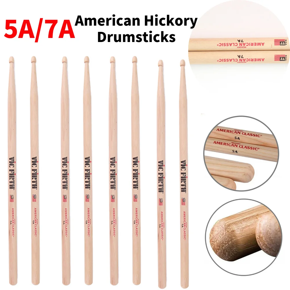 2 шт., барабанные палочки 5A/7A American Hickory, барабанные палочки ...