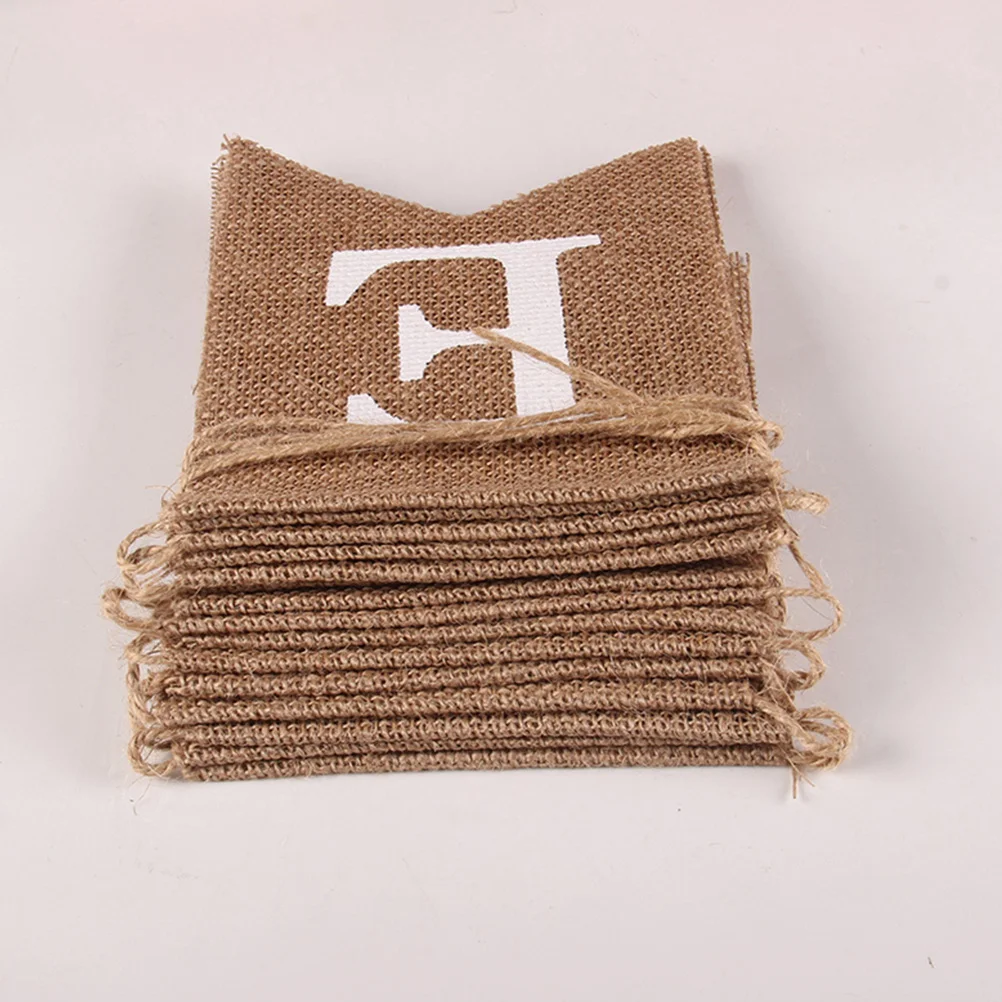 Льняной баннер маленький флаг тыквы каминные украшения овсянка на День