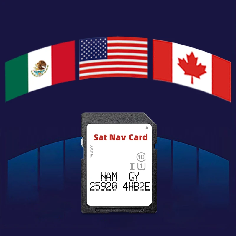 Для Infiniti JX35/M37/M56/Q70/QX50/QX56/QX60/QX80 Автомобильная навигация 25920-4HB2E SD-карта 16 ГБ США/CAN/MEX