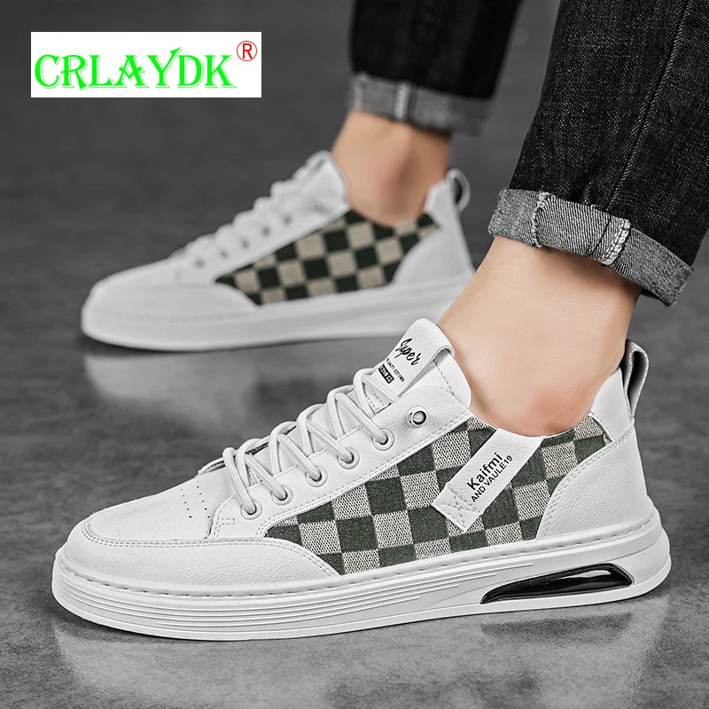 

Кроссовки CRLAYDK Мужские дышащие, летняя модная обувь, без шнуровки, мягкие, Нескользящие, повседневные, для студентов, 2022