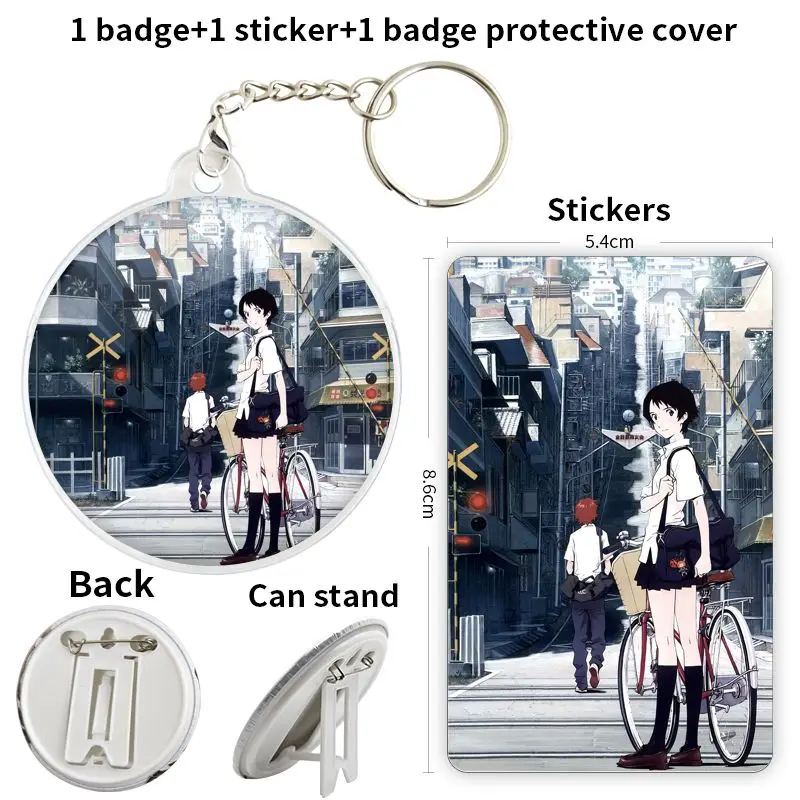 Konno Makoto аниме персонаж игра мягкая пуговица значок брошь якорь периферийные