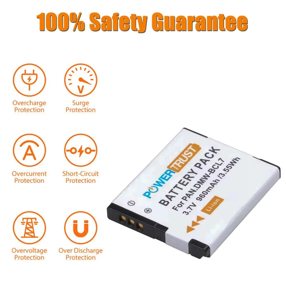 Аккумулятор для камеры Panasonic Lumix DMC-F5 FH10 FS50 SZ3 SZ9 XS1 XS3