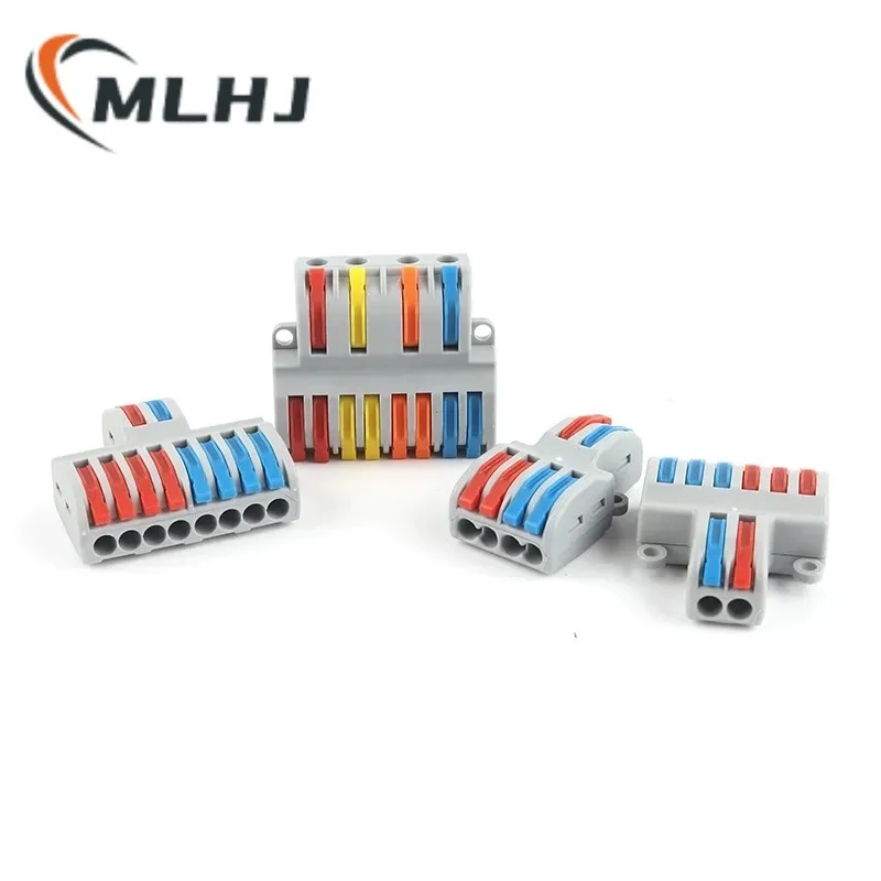 

Fast Electrical Wire Connector splitter SPL Universal Wiring Cable Connectors Push-in Conductor Terminal Block Led light