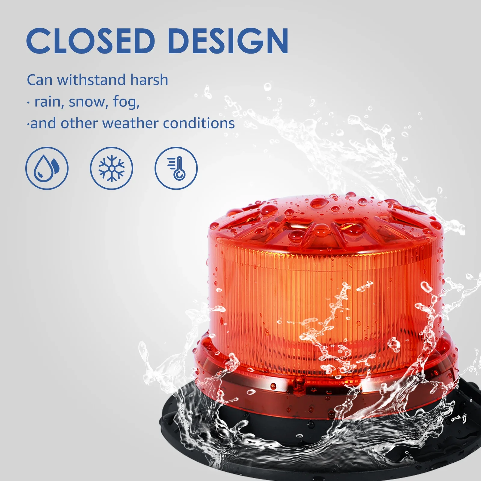 Светодиодный Beacon Lights 12-24V 48 Предупреждение светодиодный мигающие огни