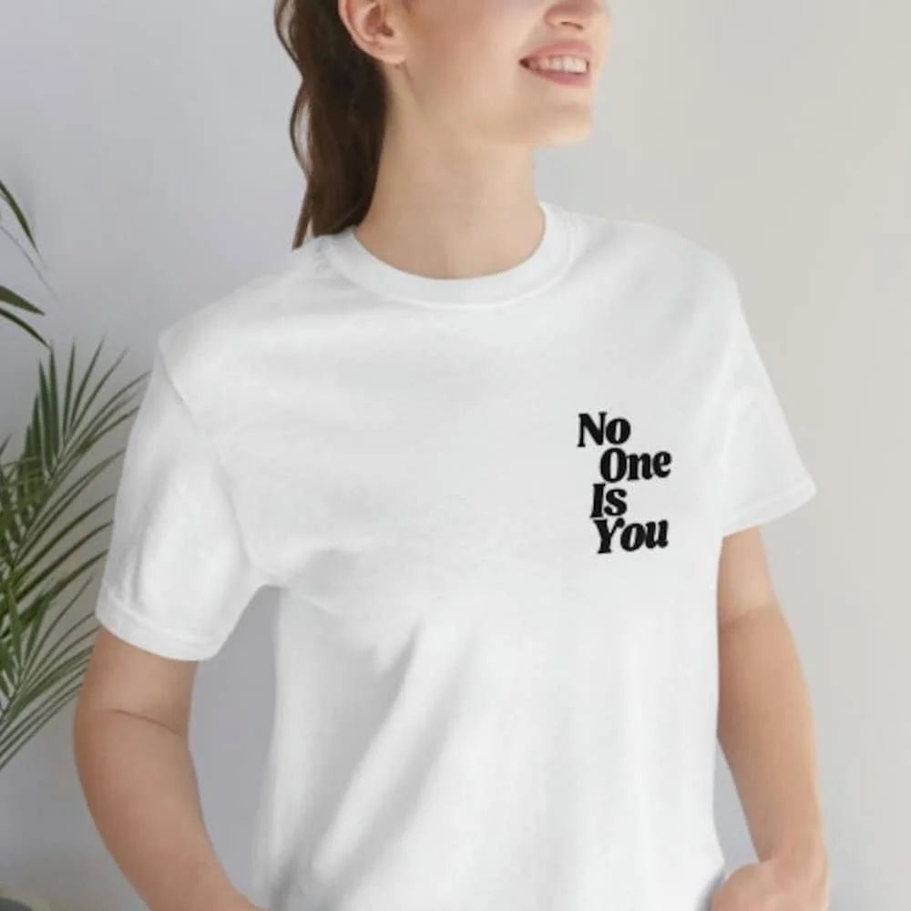 Футболка с надписью No Is You