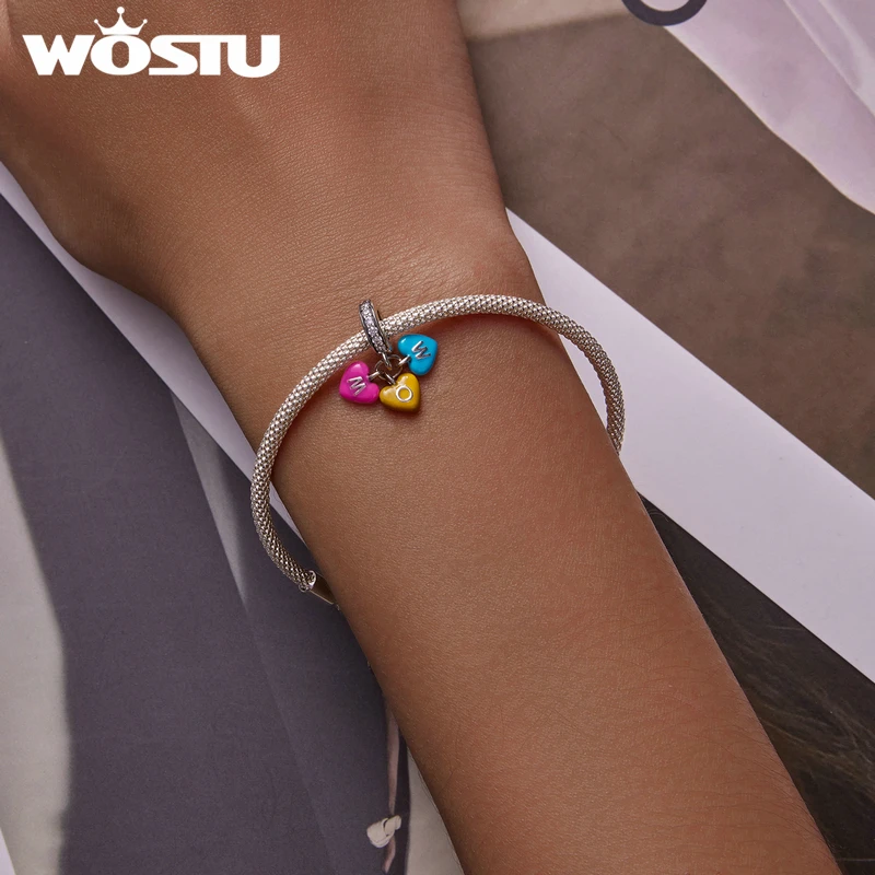 Подвеска из серебра 925 пробы в виде сердца радуги конфет мам |