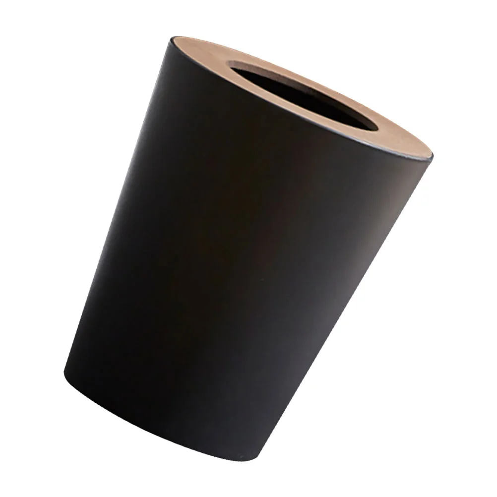 

Can Trash Garbage Waste Bin Container Rubbish Kitchen Bathroomlid Office A Basket Storagebucket Home Paper Holder Wooden Vintage