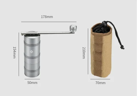 Ручная кофемолка Campingmoon CC-115 CC-152 из нержавеющей стали