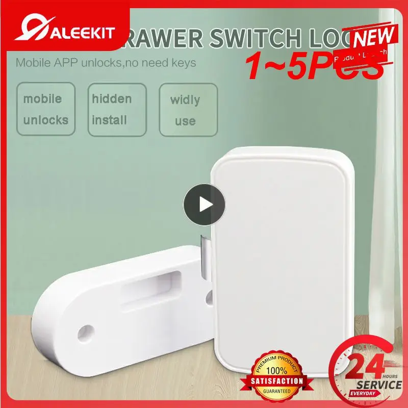 

1~5PCS Tuya APP unlock Smart Door Drawer Cabinet Lock Electric lock work with wifi- gateway hub