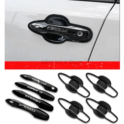 Аксессуары для Toyota Corolla E210 2019 - 2022 Corolla Cross 2021 2022, защитная крышка для дверной ручки автомобиля