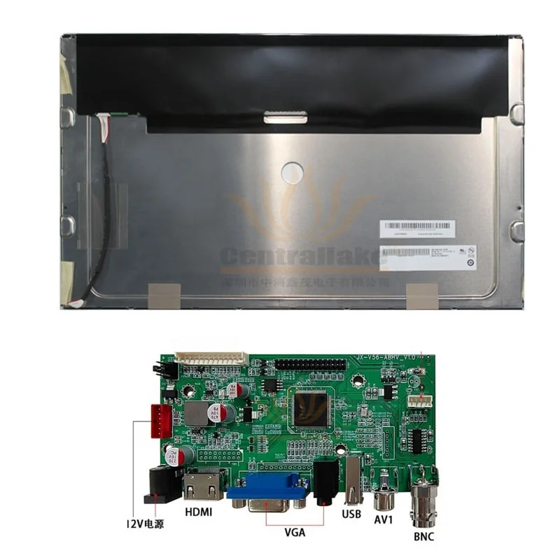 

18.5 LCD Display Screen Includes For Automation in Industry Controller Board:V56ABHV plus Brightness Panel G185HAN01.0