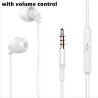 sleeping headphone noise cancelling 3 5mm wired in ear earphones with mic soft silicone earbuds for xiaomi redmi huawei