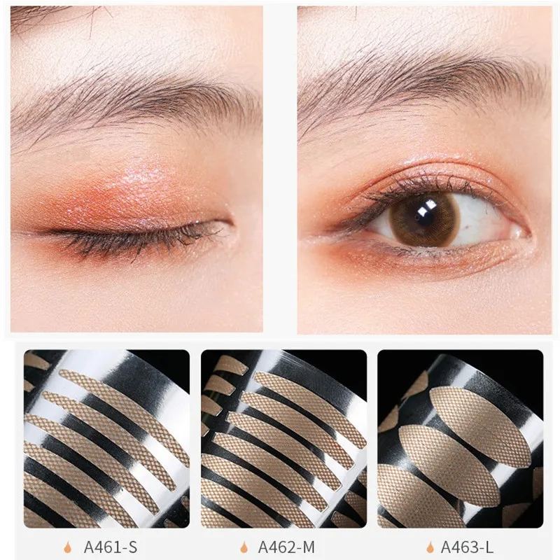 

Gauze Invisible Double-fold Eyelid Sticker Mesh-Lace Transparent Self-adhesive Eyelid Tape Sticker Women Eyes Makeup Stickers