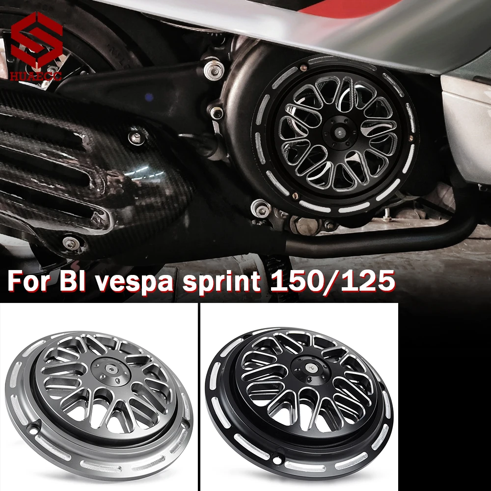 

Motorcycle Engine Cover for Vespa Sprint Primavera 150 125 2013-2021 Fan Protector Radiator Guard